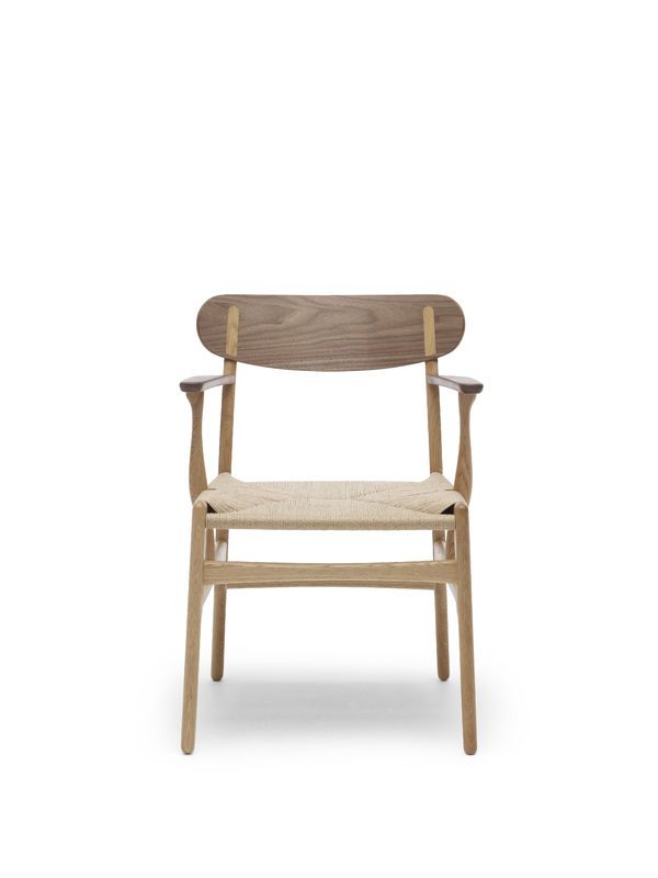 CH26 Hans J. Wegner oljet eik-Valnøtt / Natur flett