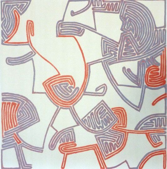 Karl Hansen – Uten tittel (blå/rød)