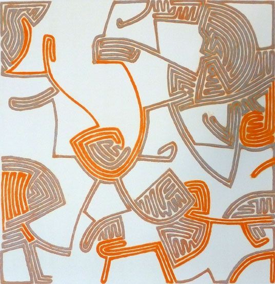 Karl Hansen – Uten tittel (blå/orange)