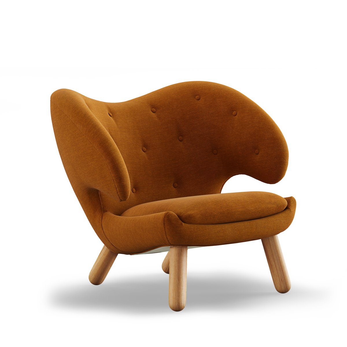 Finn Juhl Pelican chair / Watercolour Golden Syrup