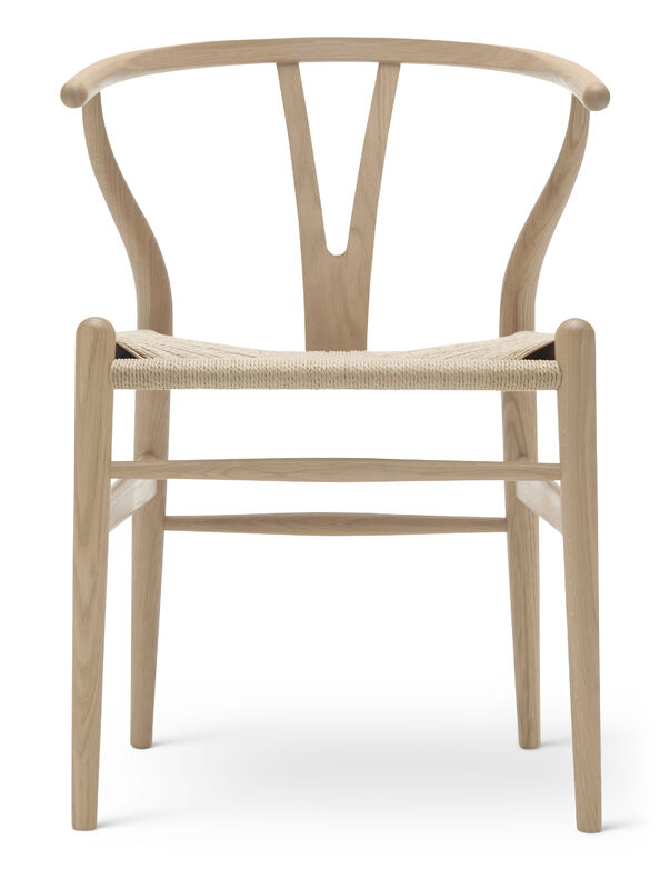 Hans J. Wegner Y-stolen Hvitoljet eik / Naturflett