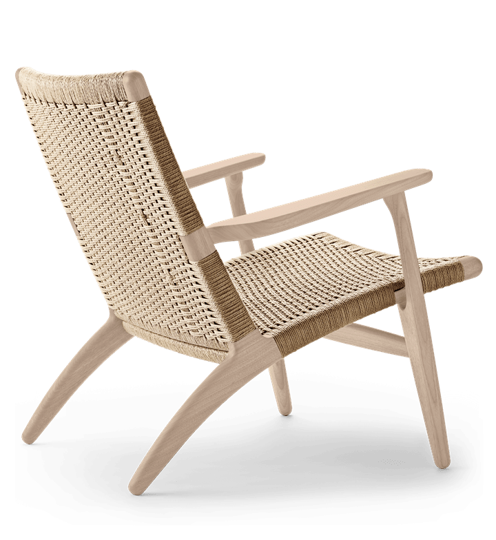 Hans J. Wegner CH25 Såpet eik / Naturflett