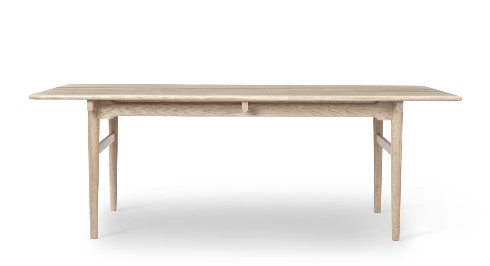 CH327 spisebord / Hans J. Wegner (248cm) Såpet eik