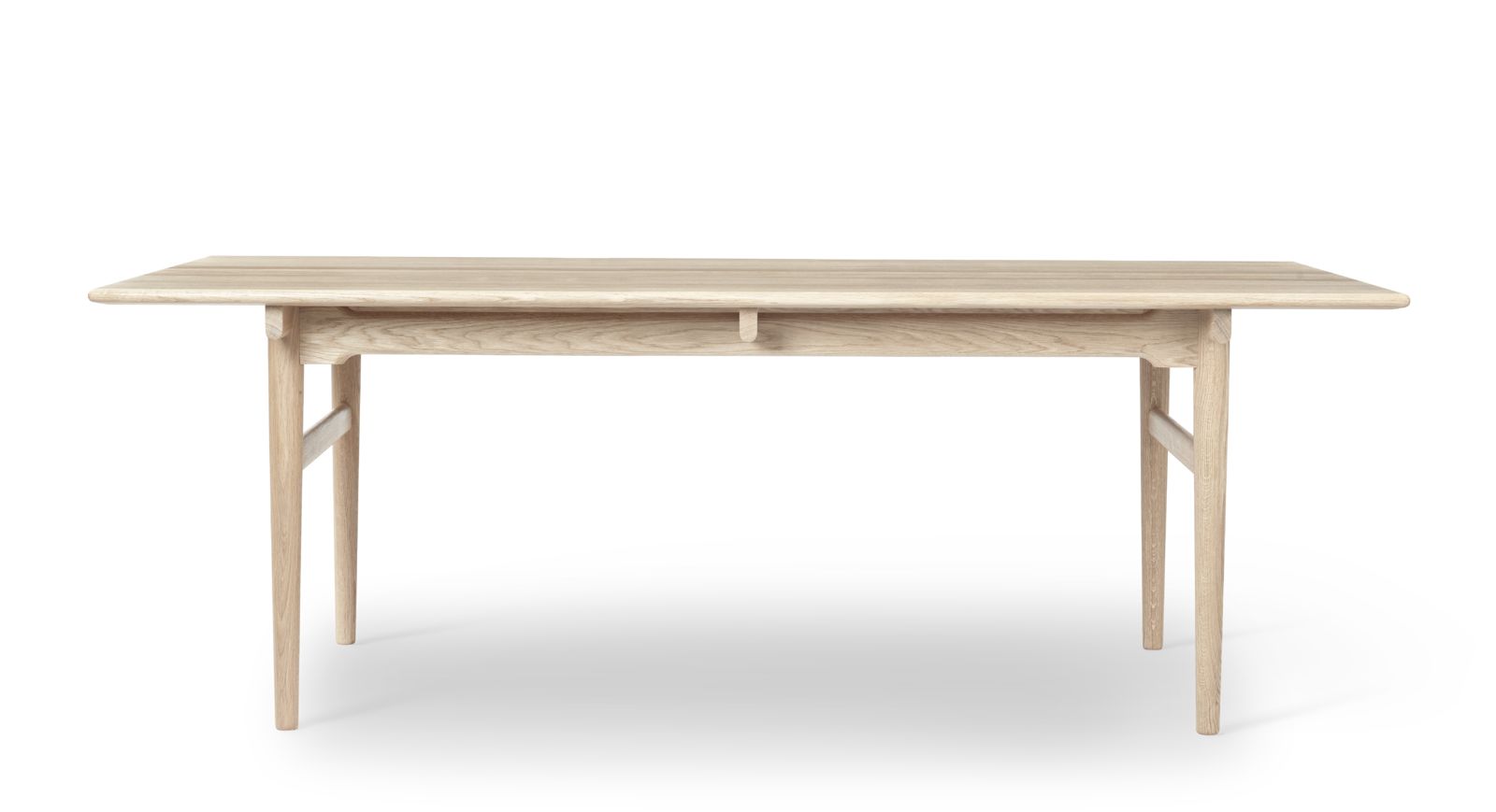 CH327 spisebord / Hans J. Wegner (248cm) Hvit oljet eik