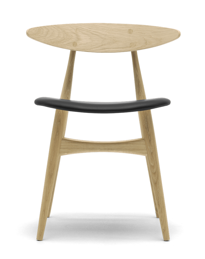 CH33P oljet eik / svart lær