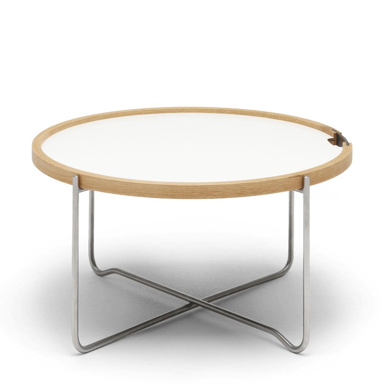 CH417 Bakkebord Hans J. Wegner / sort/hvit