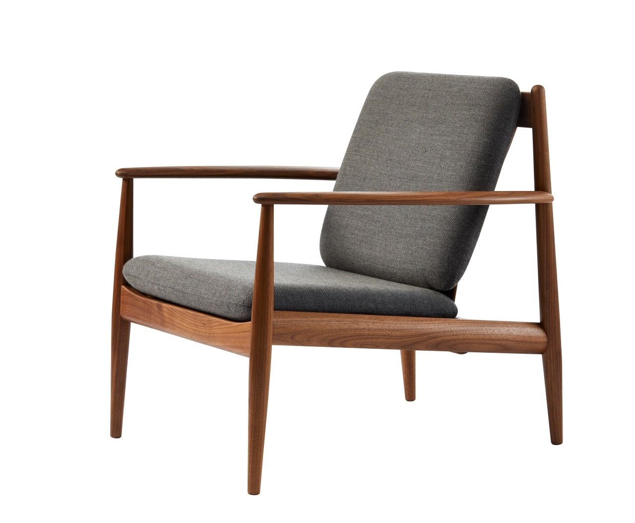 GJ 118 Easy Chair Valnøtt/Fiord Grå