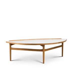 Finn Juhl Cocktailbord / Oljet eik - Hvit laminat