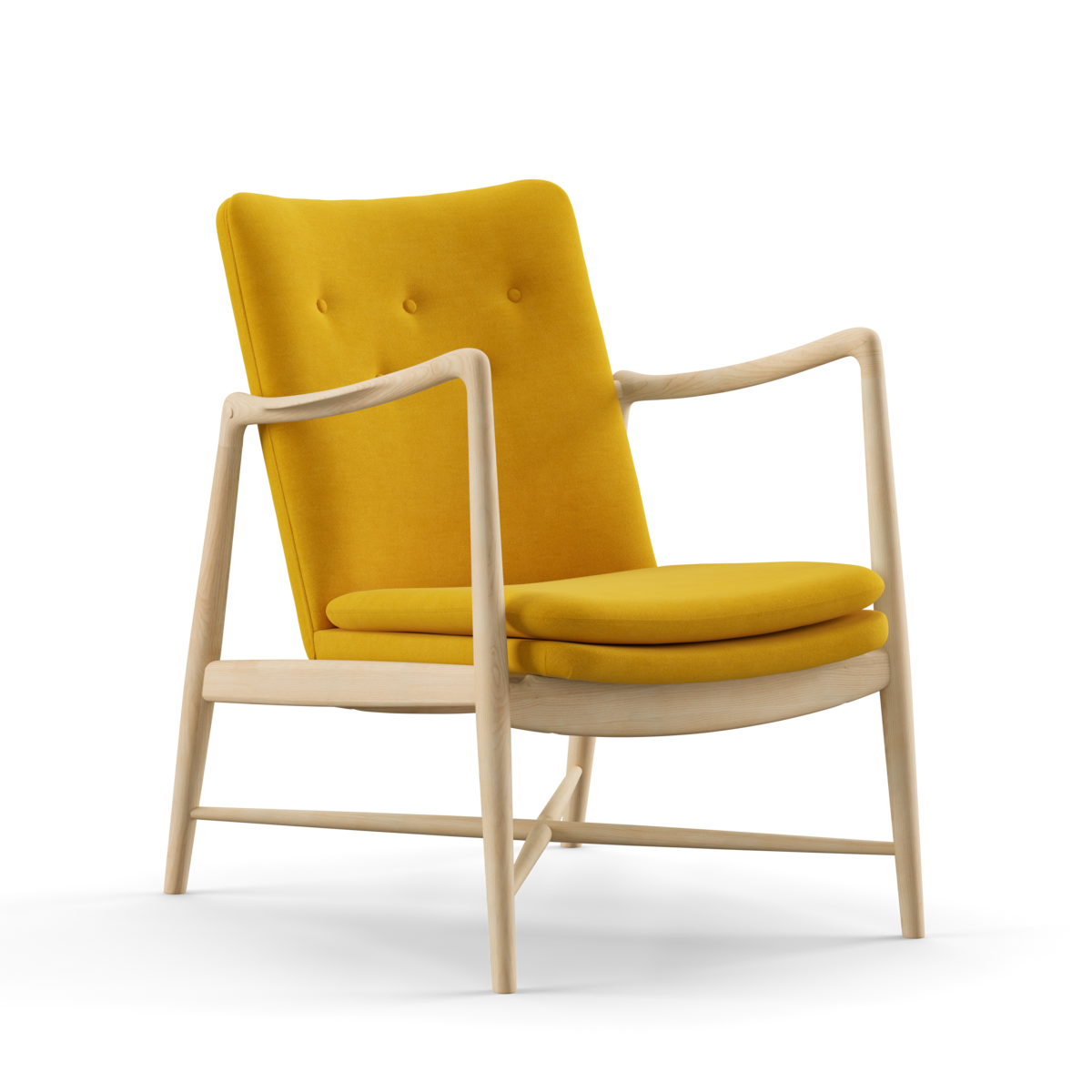 Finn Juhl Kaminstolen / Butterscotch Yellow - Ask