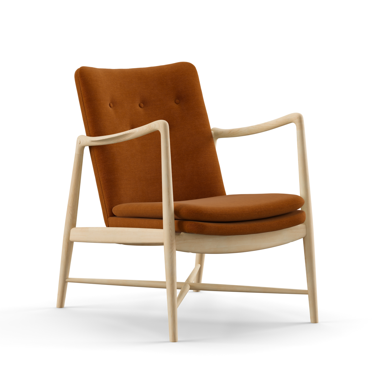 Finn Juhl Kaminstolen / Golden Syrup - Ask