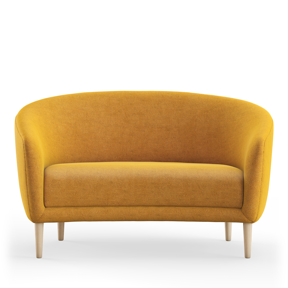 Finn Juhl Lillemor sofa / Butterscotch Yellow - Eik