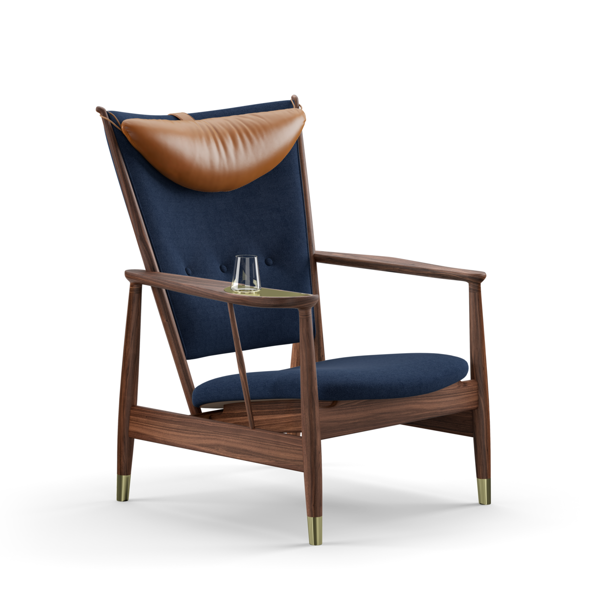 Finn Juhl Whiskeystolen / Hallingdal 764 - Cognac