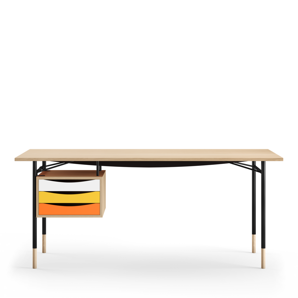 Finn Juhl Nyhavn Skrivebord /  Lys eik - Varme toner 