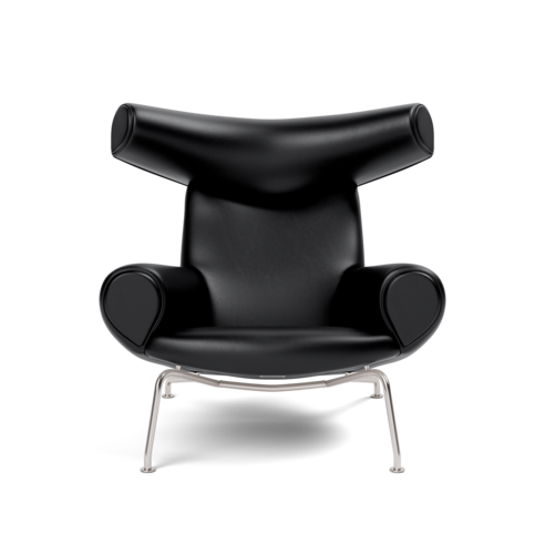Ox chair  / Sort Primo lær 