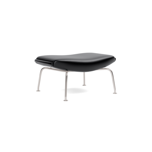 Ox / Queen fotskammel / Sort Primo lær