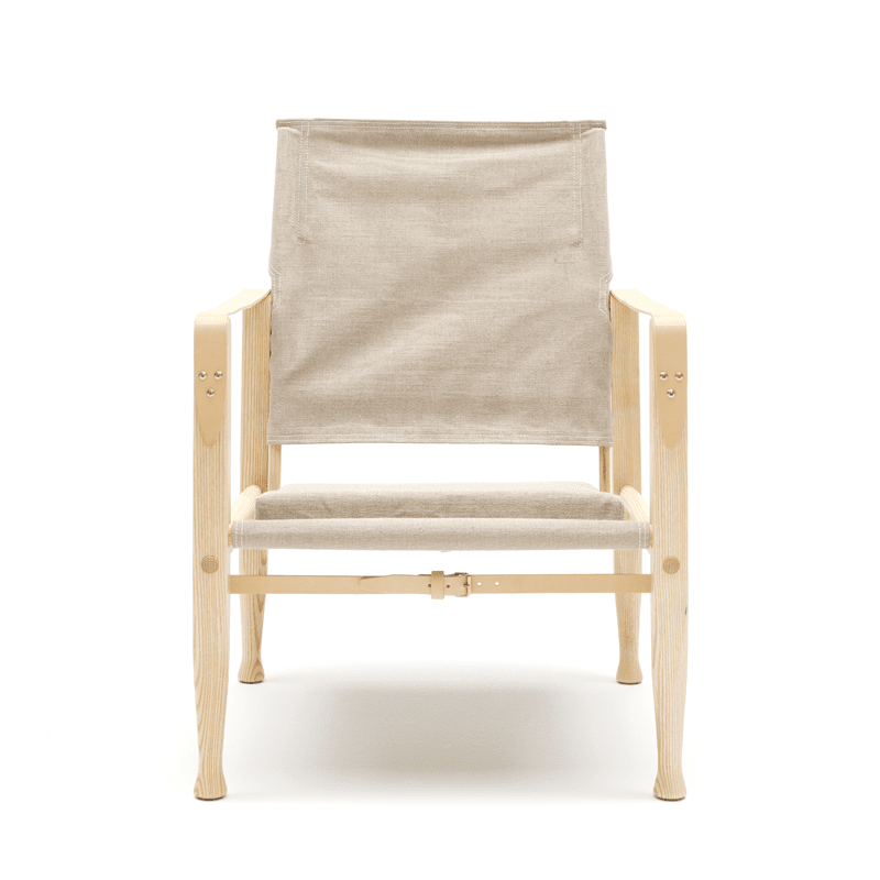 KK47000 Safaristol oljet ask / Natur kanvas